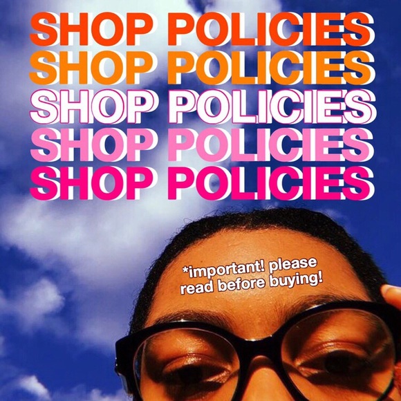 ❣️ shop policies❣️ - Picture 1 of 2